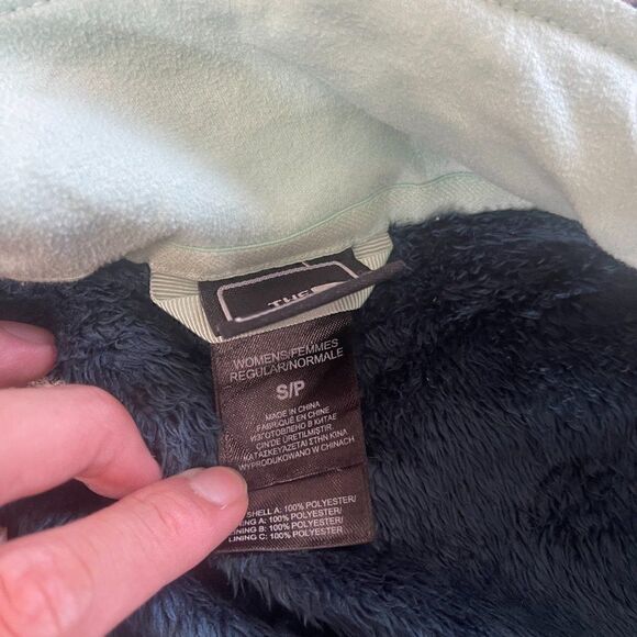 The The North Face Fleece Green Turquoise Full-zip Jacket Women's Size S - Picture 2 of 4